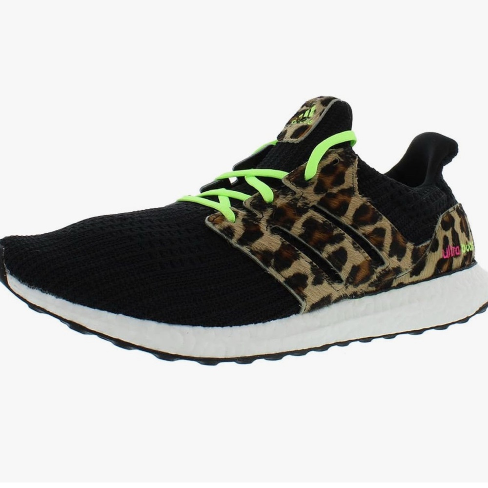 CCO TODAY! Adidas unisex Leopard Print Ultraboost DNA Running Shoes 11.5 women - Picture 7 of 9